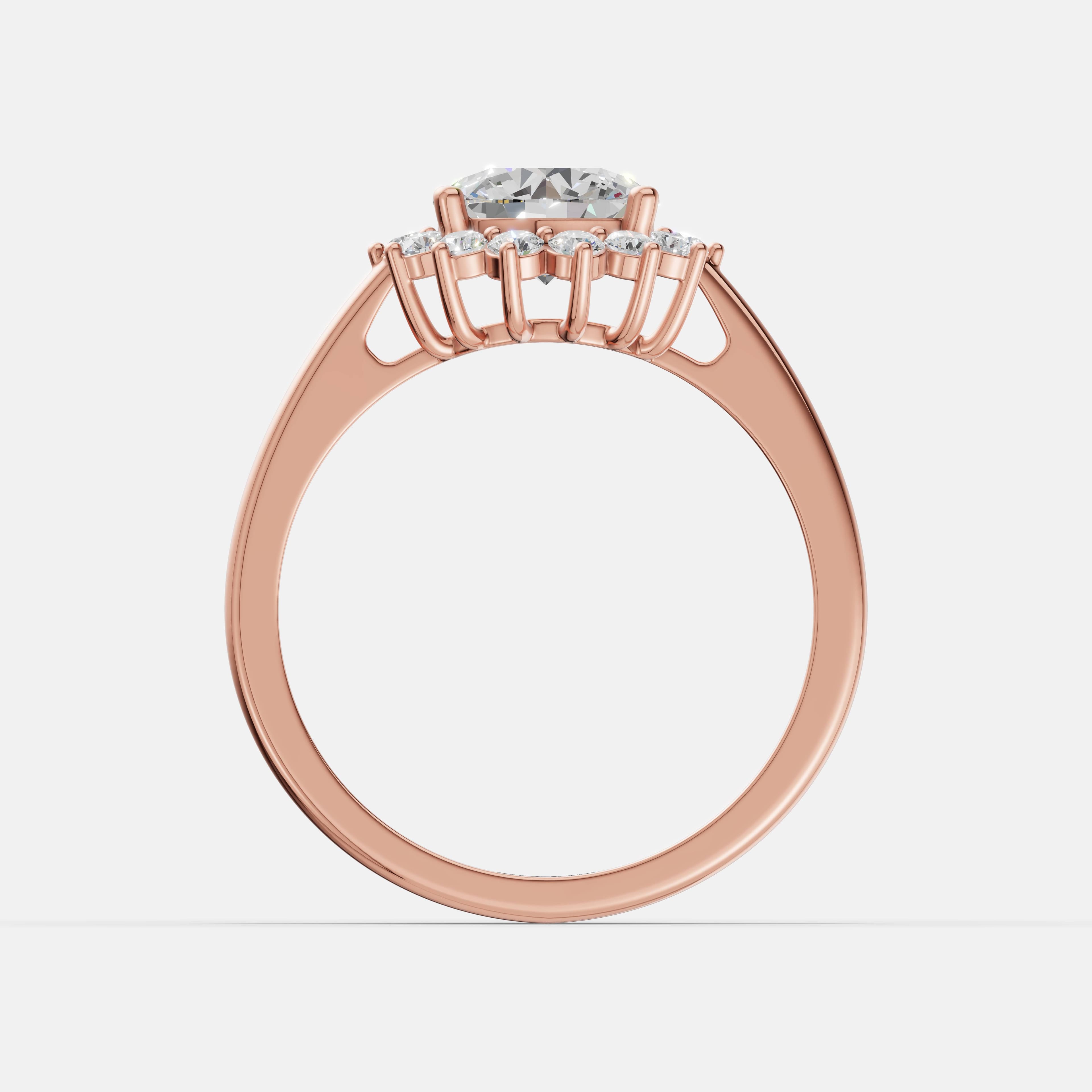 Sunburst Diamond Ring - 5