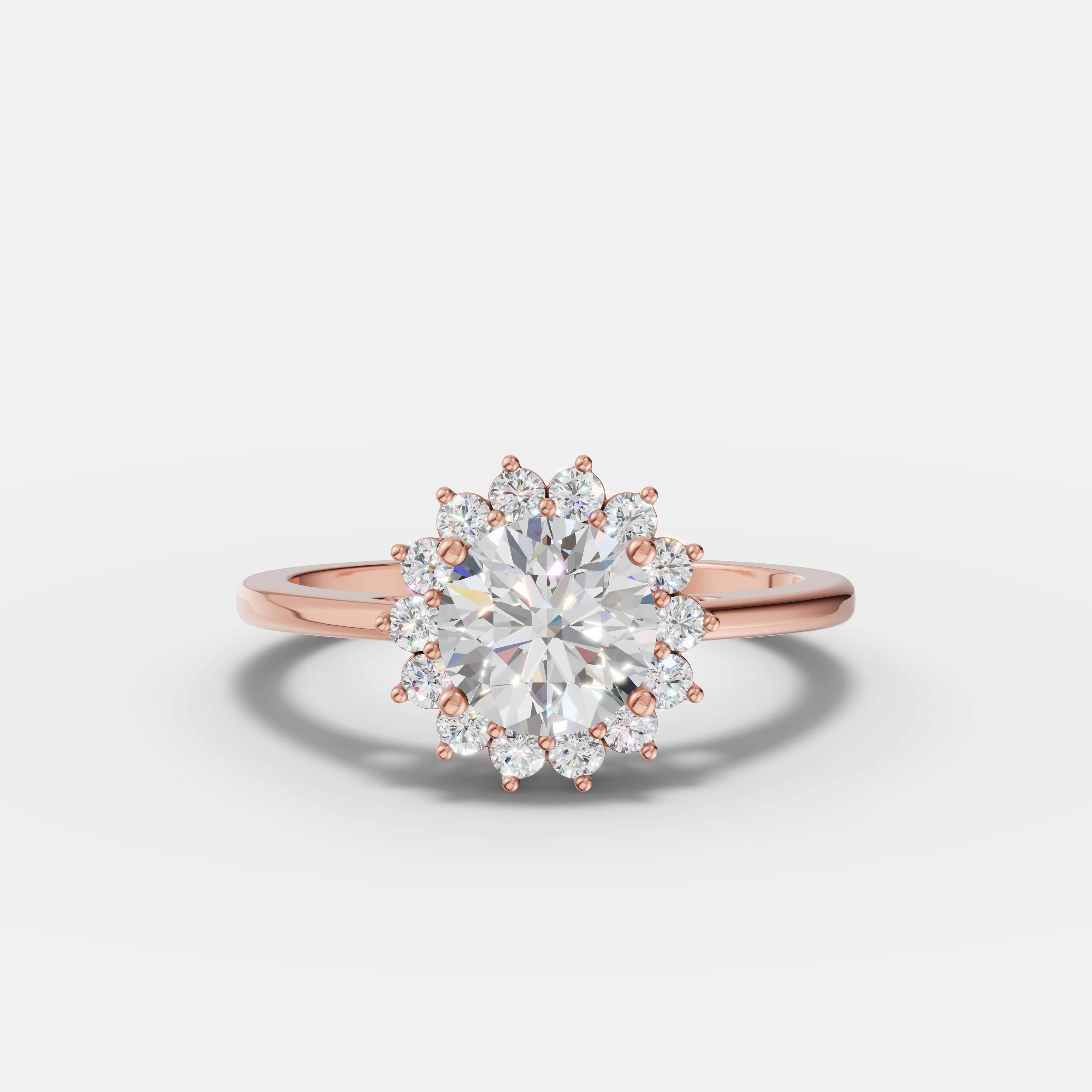 Sunburst Diamond Ring - 3