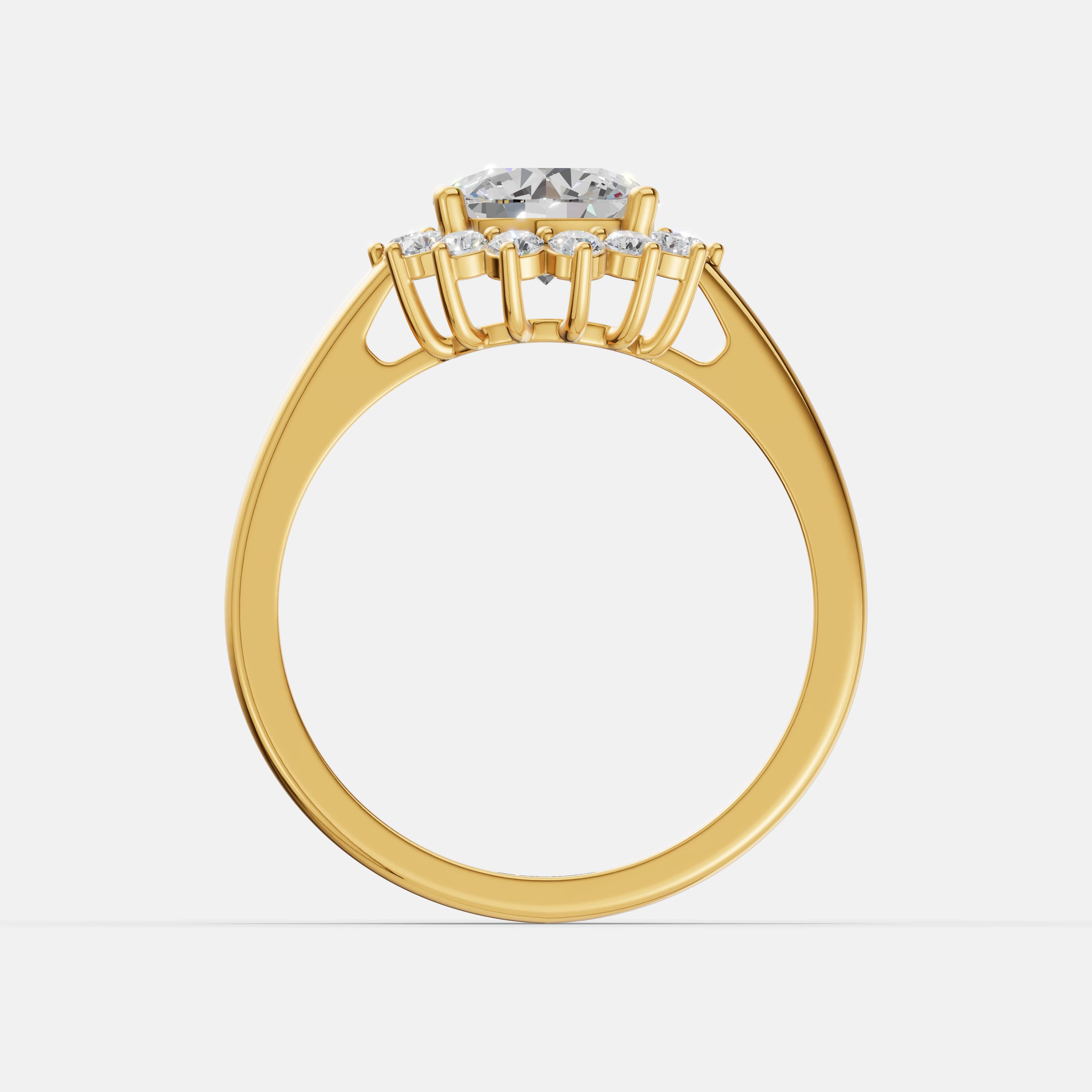 Sunburst Diamond Ring - 2