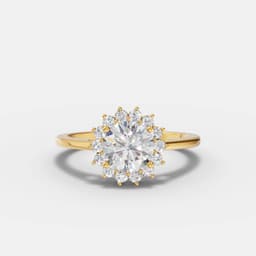Sunburst Diamond Ring - View 5