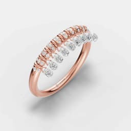 Celeste Drizzle Diamond Charm Ring - View 1