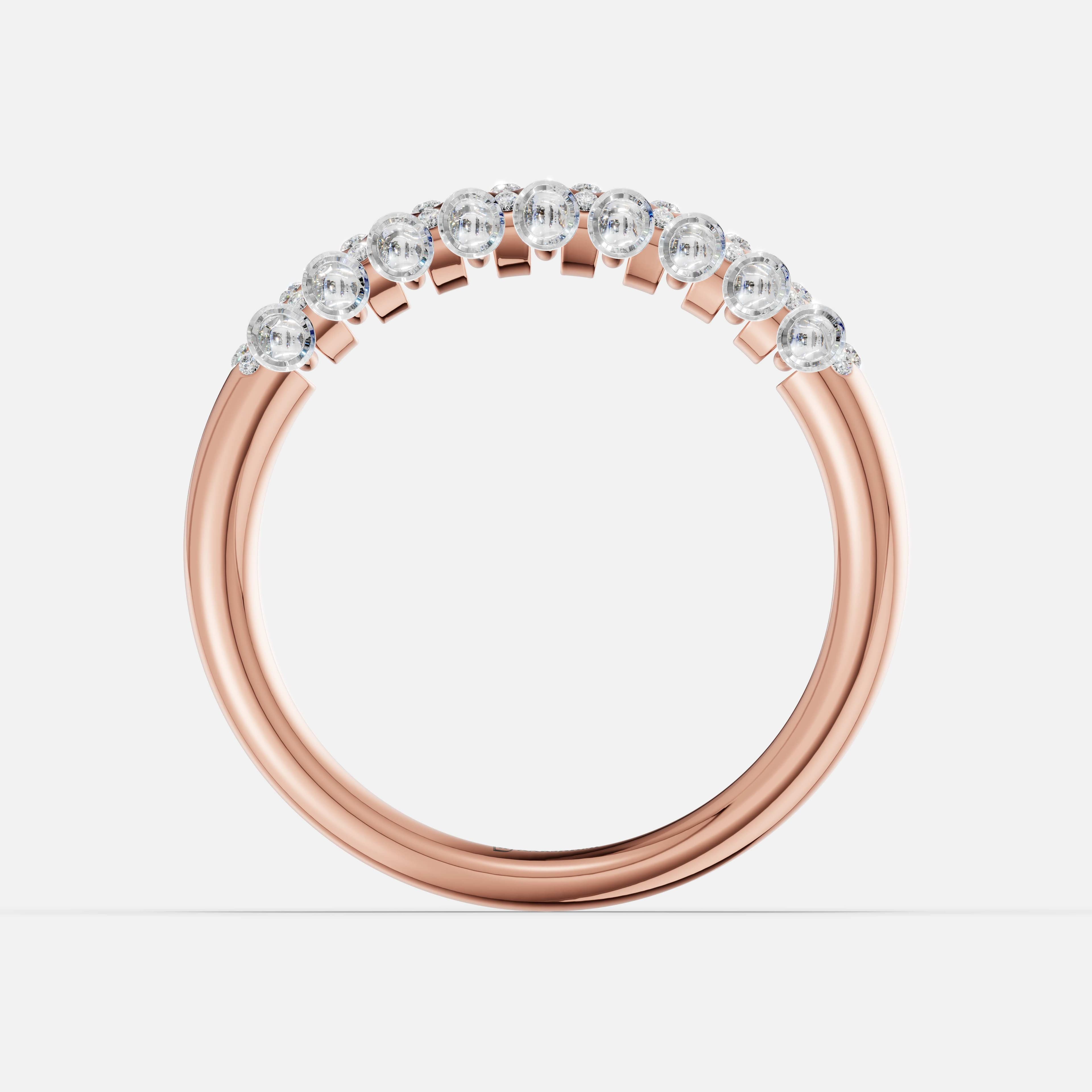 Celeste Drizzle Diamond Charm Ring - 2
