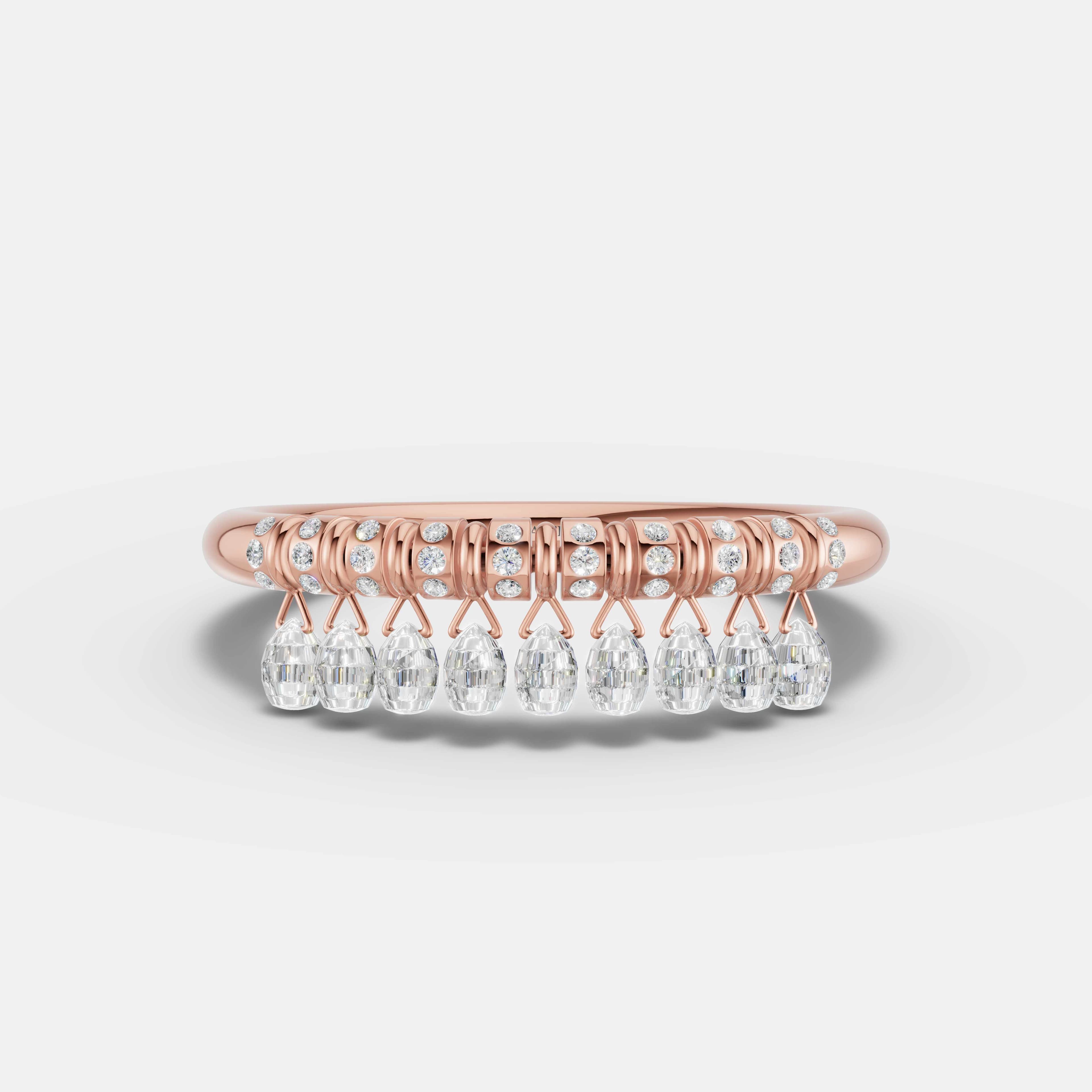 Celeste Drizzle Diamond Charm Ring - 5