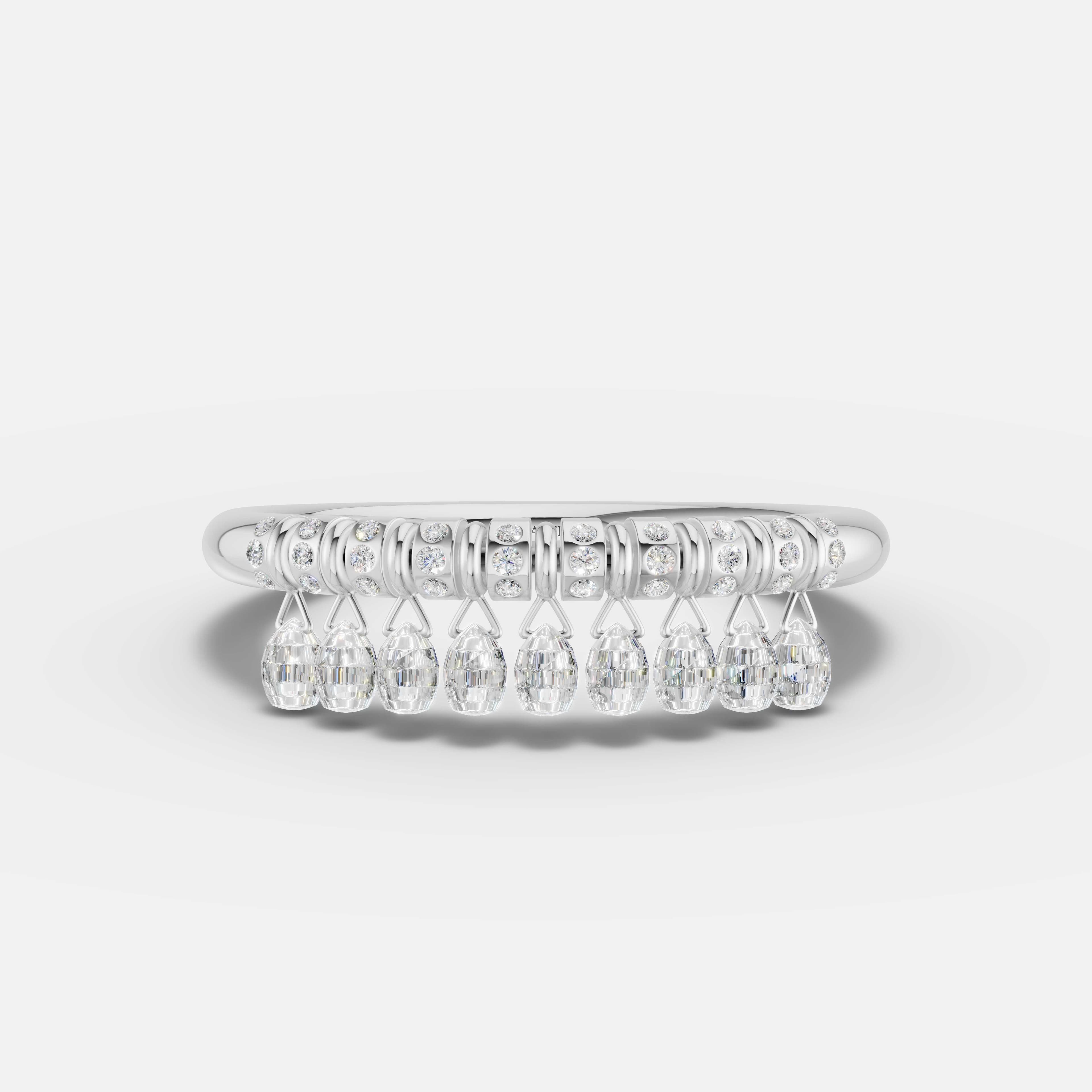 Celeste Drizzle Diamond Charm Ring - 2