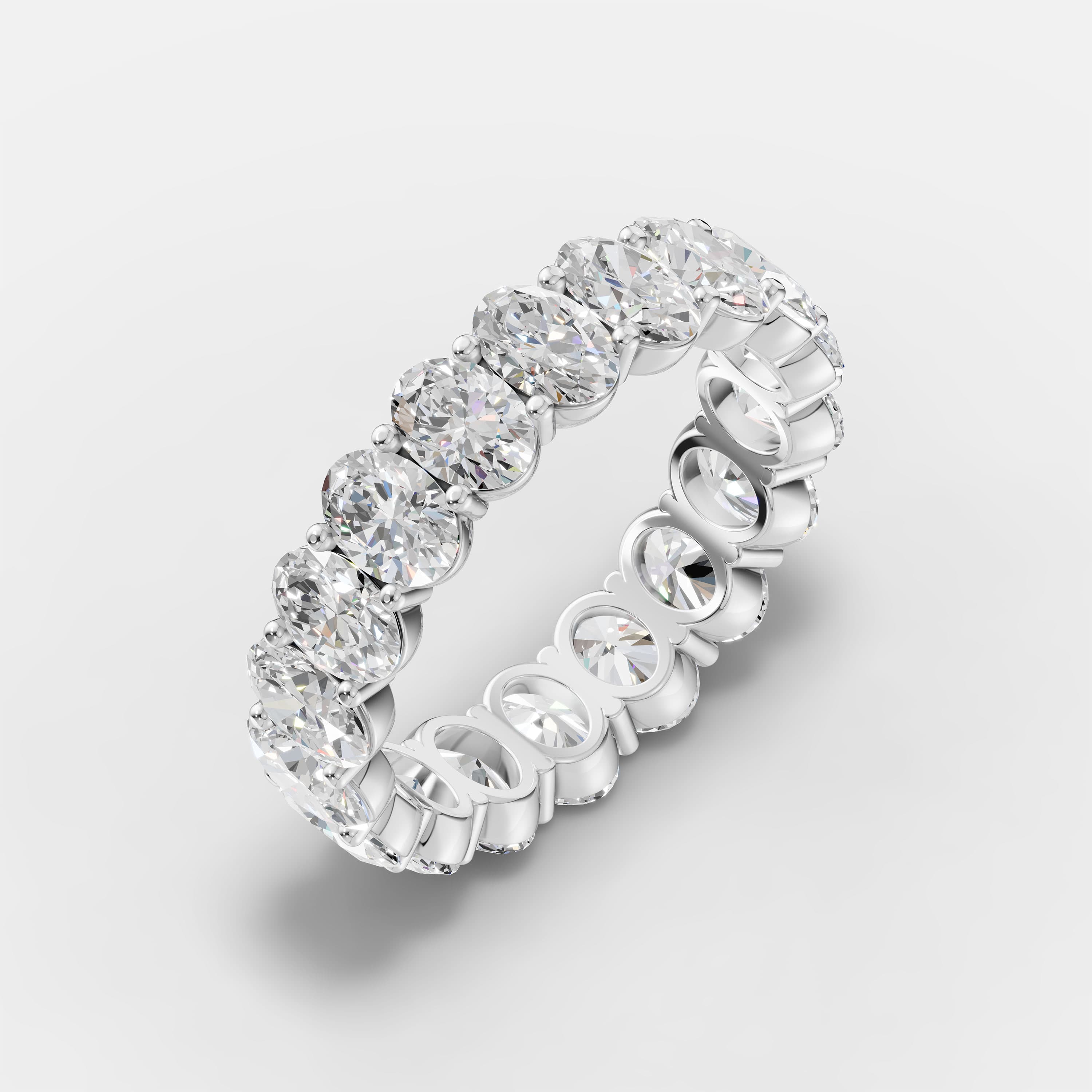 Diamond Oval Eternity Ring - 2