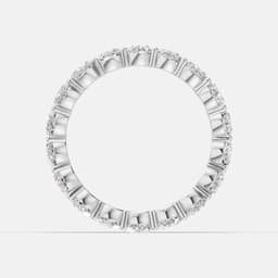 Diamond Oval Eternity Ring - View 4