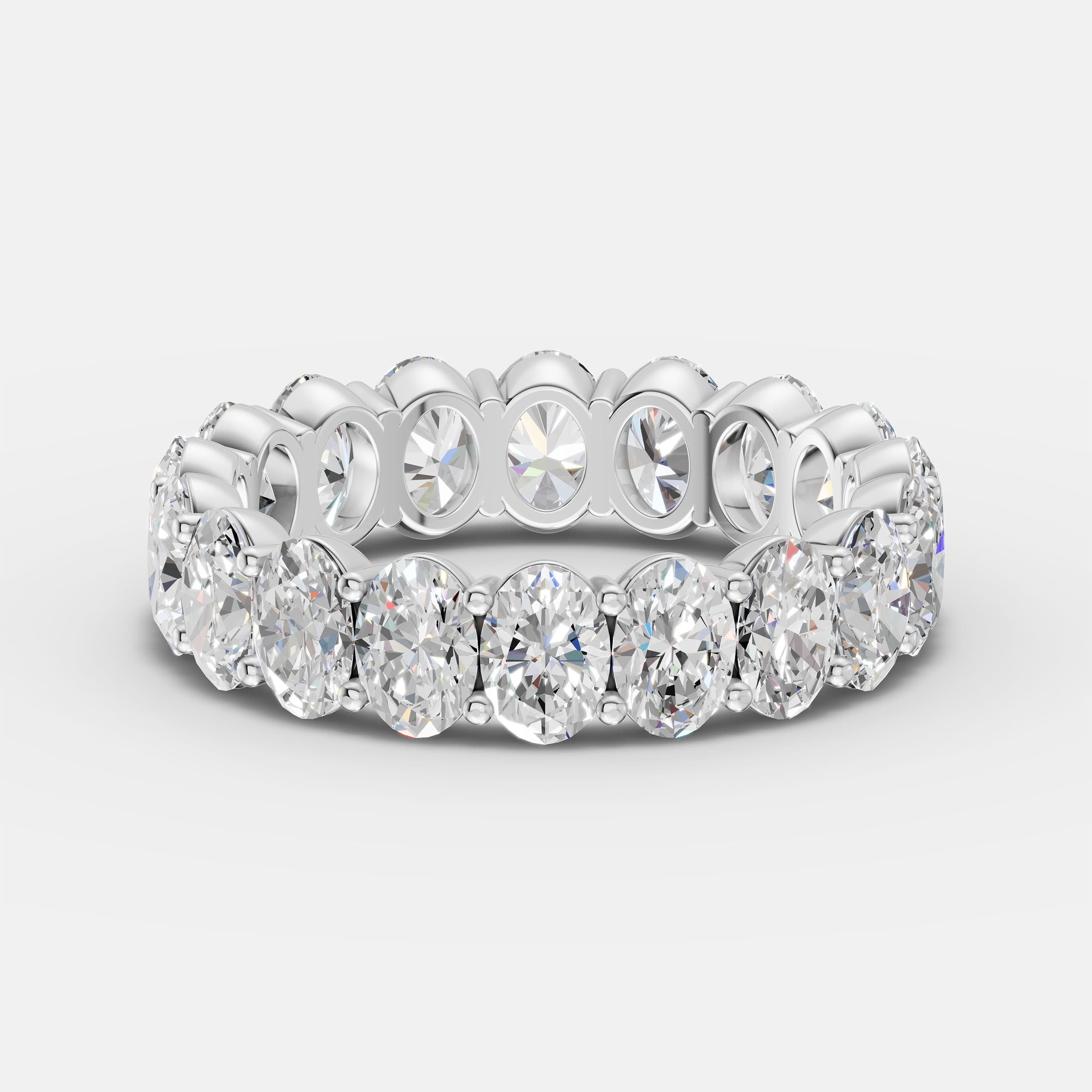 Diamond Oval Eternity Ring