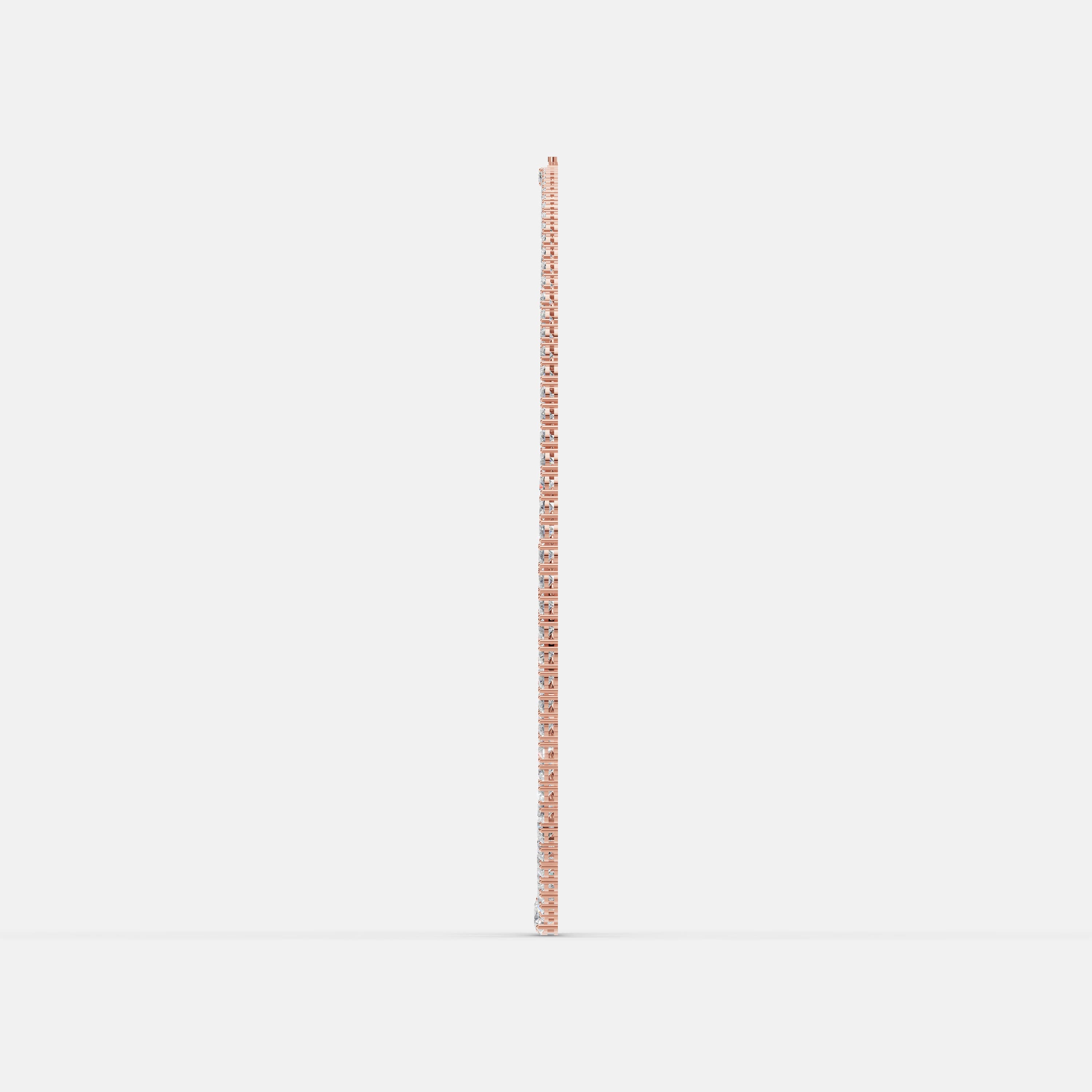 Wideform Tennis Diamond Necklace - 4