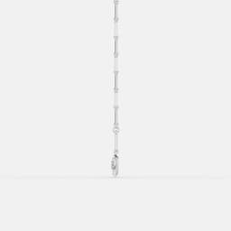 Pear Drop Diamond Necklace - View 4
