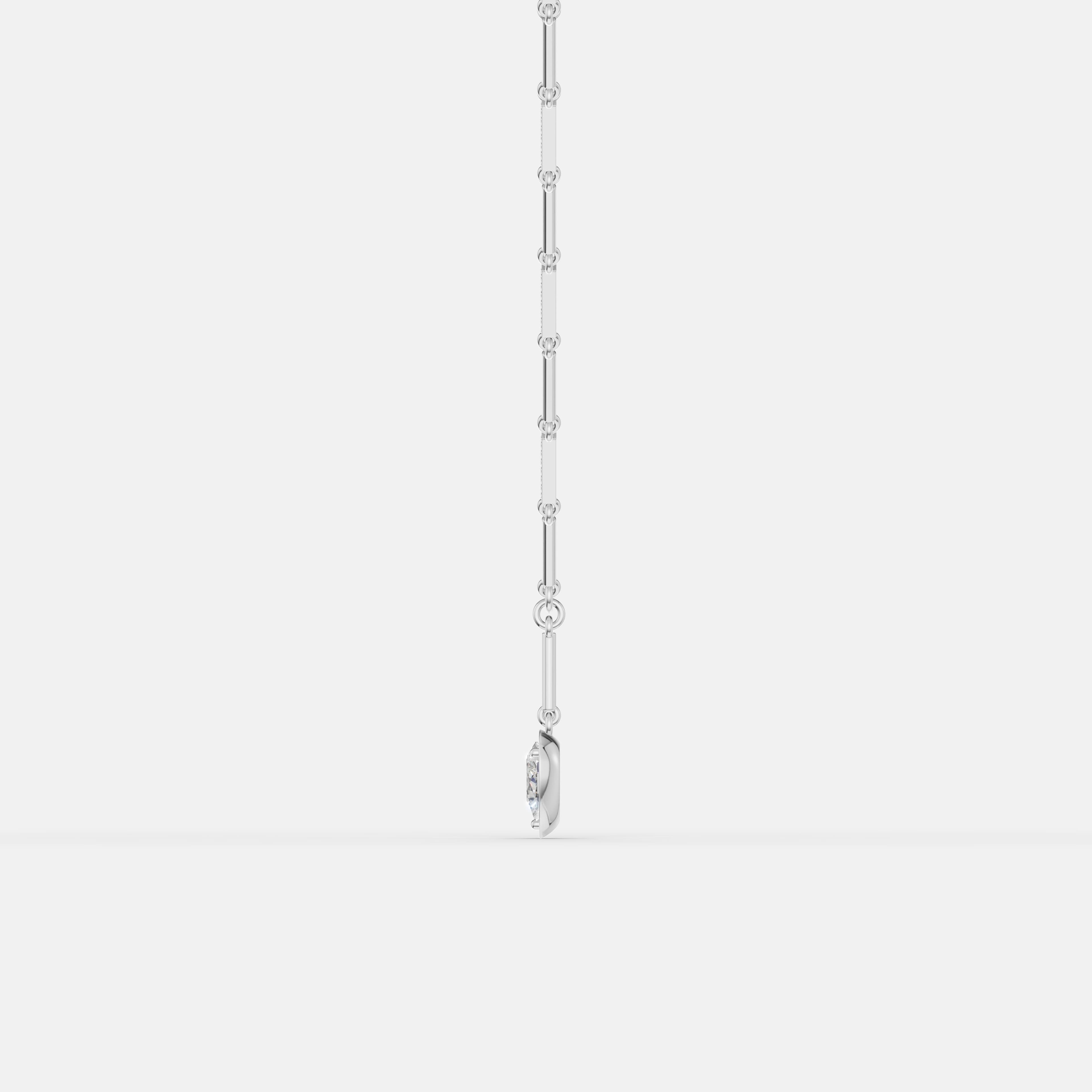 Pear Drop Diamond Necklace - 4