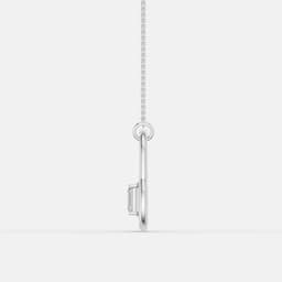 Padlock Diamond Necklace - View 4