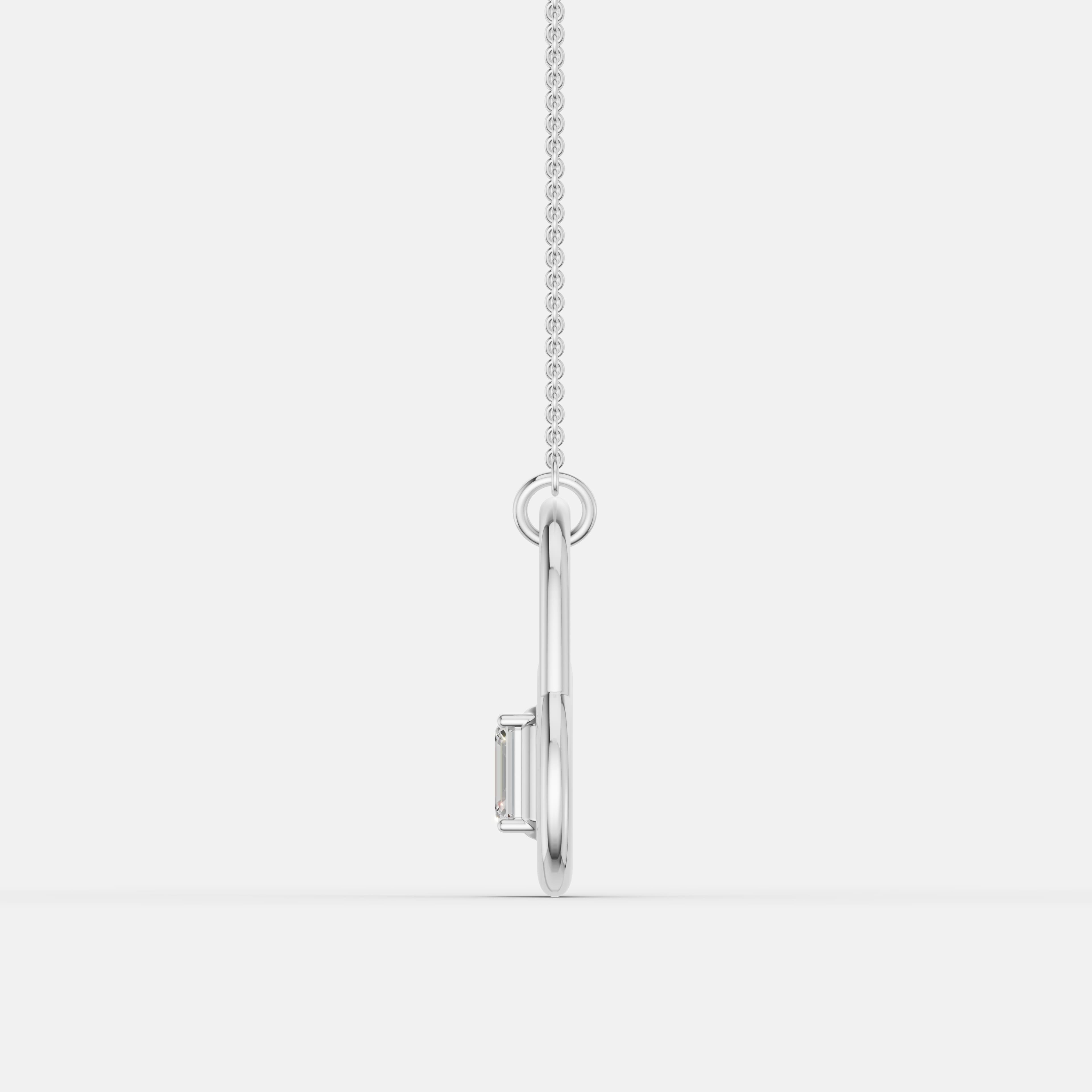 Padlock Diamond Necklace - 4