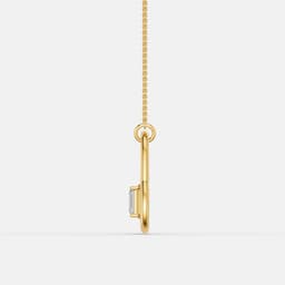 Padlock Diamond Necklace - View 4