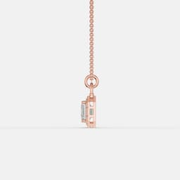 Signature Lock Diamond Pendant - View 4