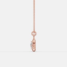 Heritage Lock Diamond Necklace - View 4