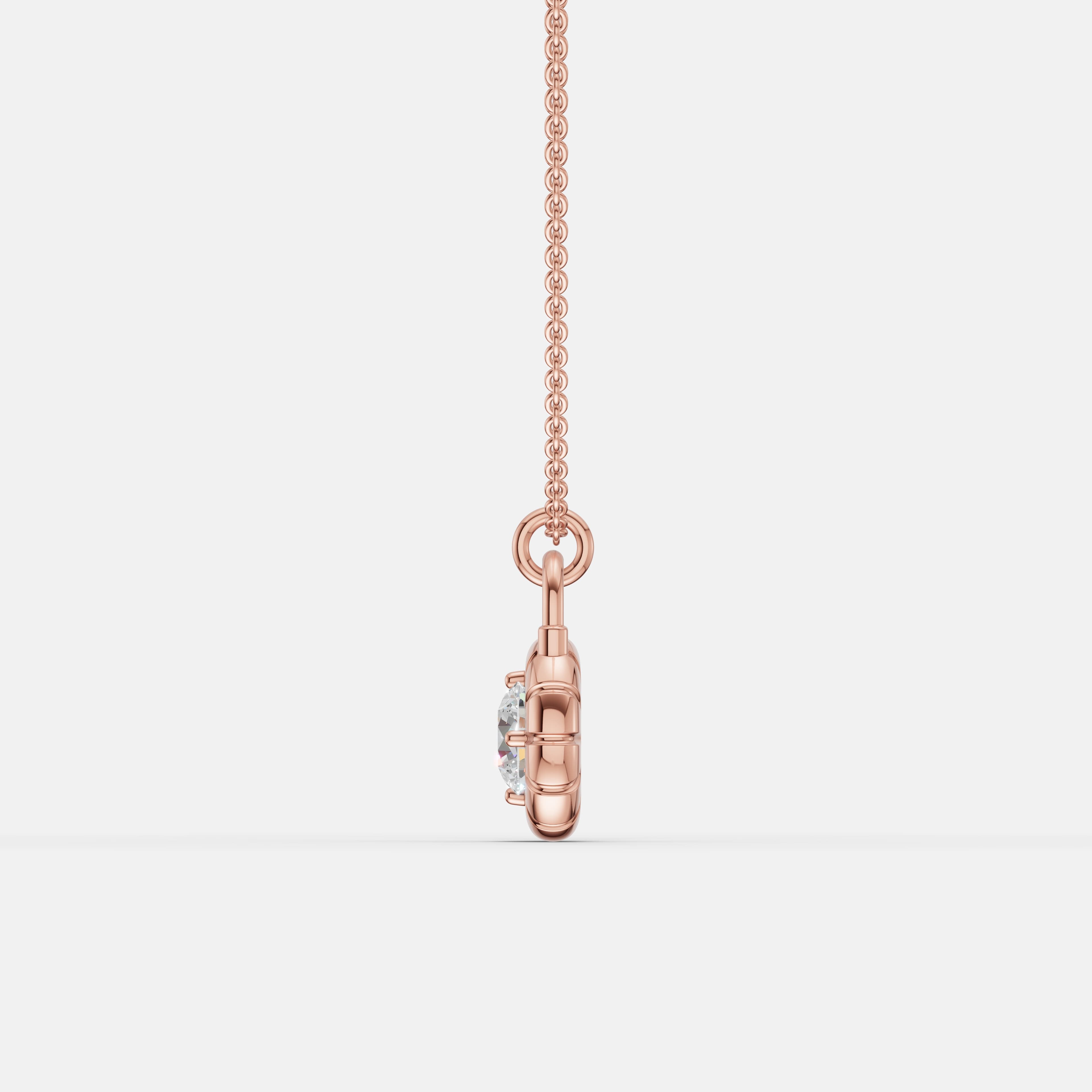 Heritage Lock Diamond Necklace - 4