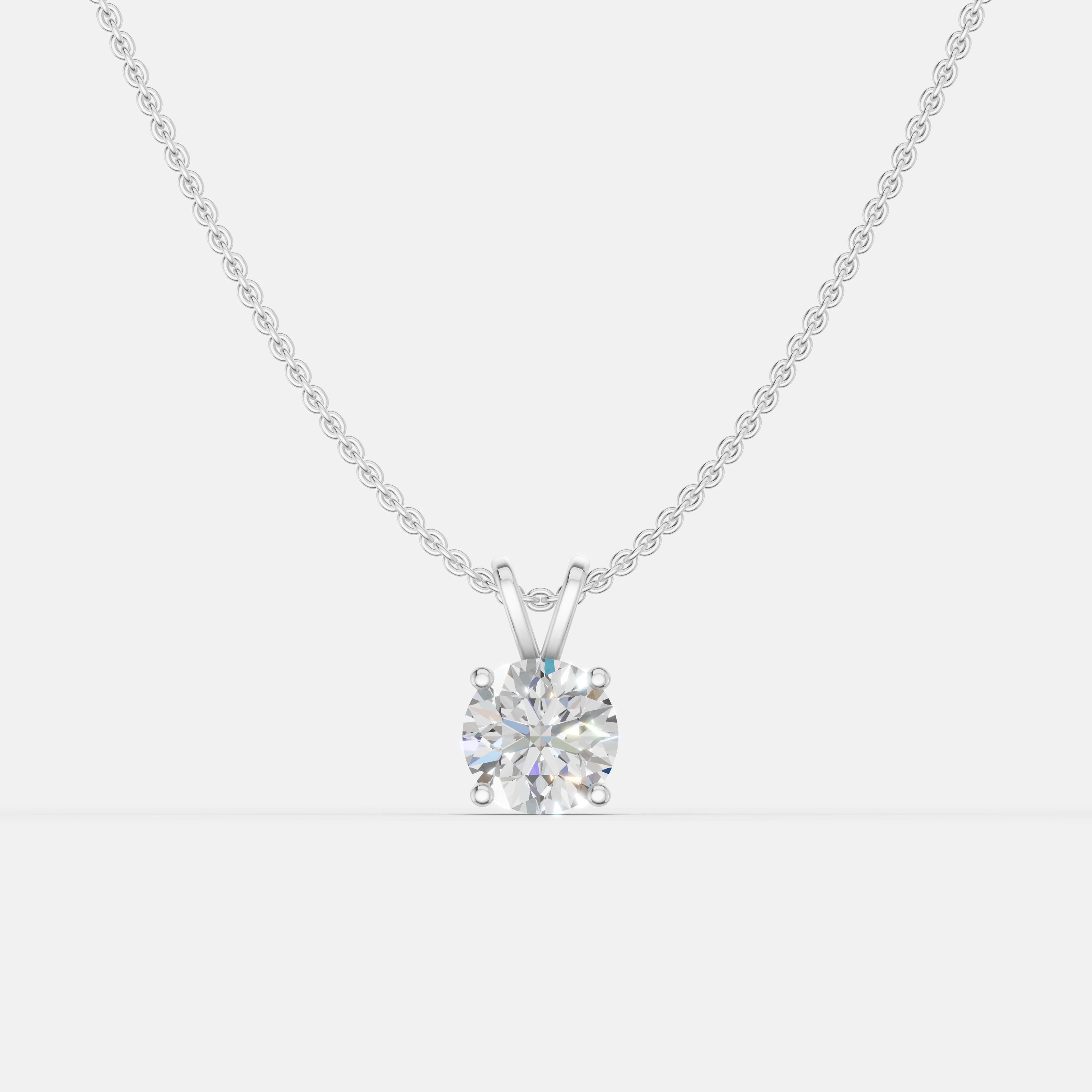 Classic Solitaire Diamond Pendant