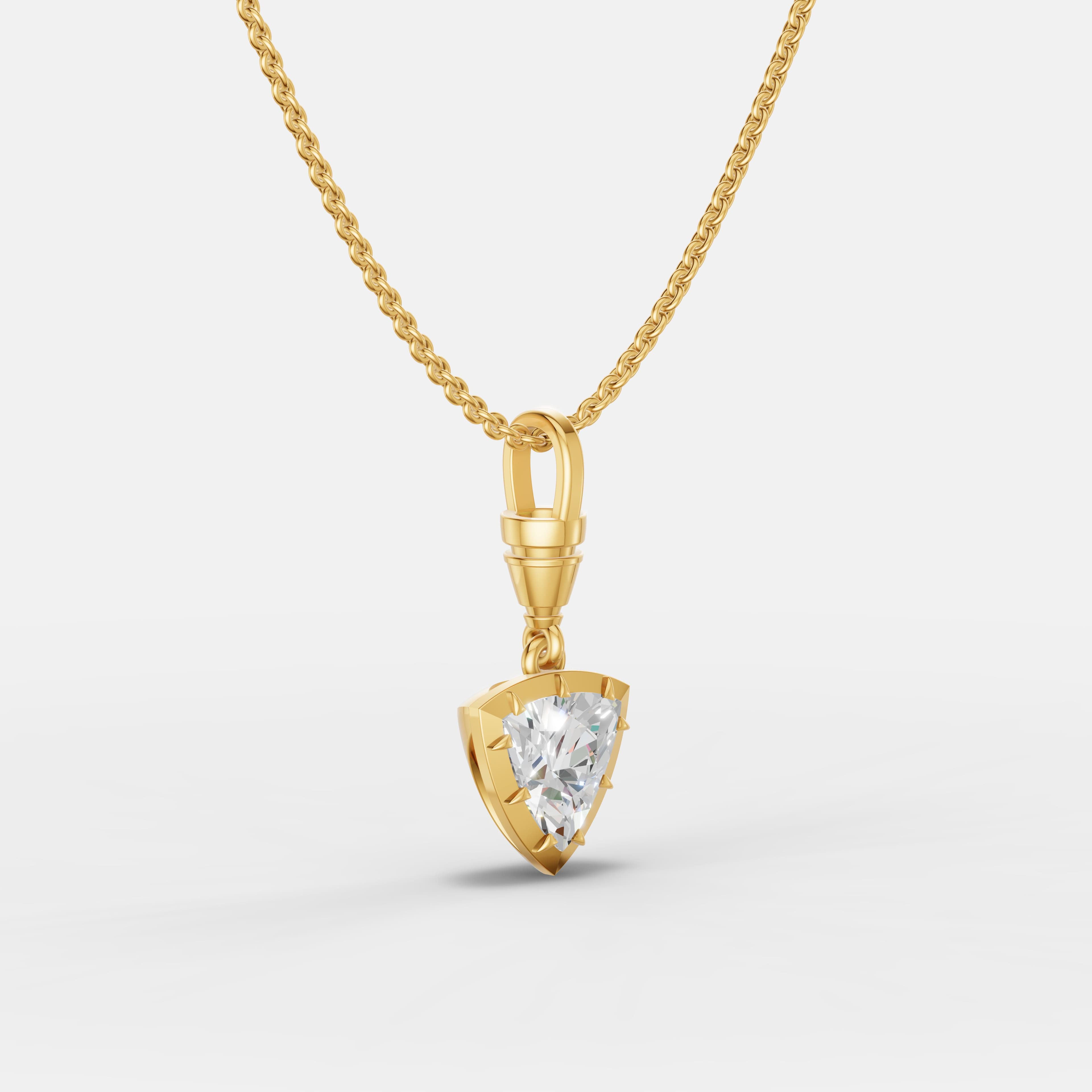 Classic Trillion Pendant - 2
