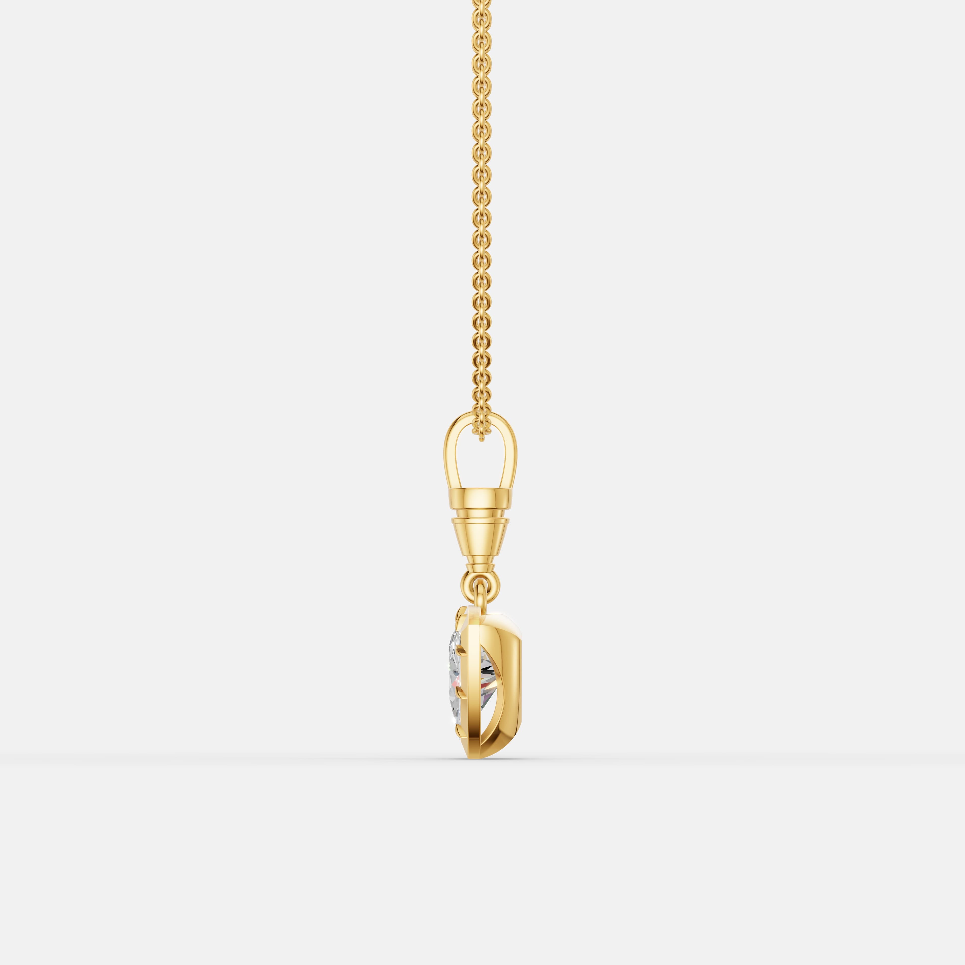 Classic Trillion Pendant - 4