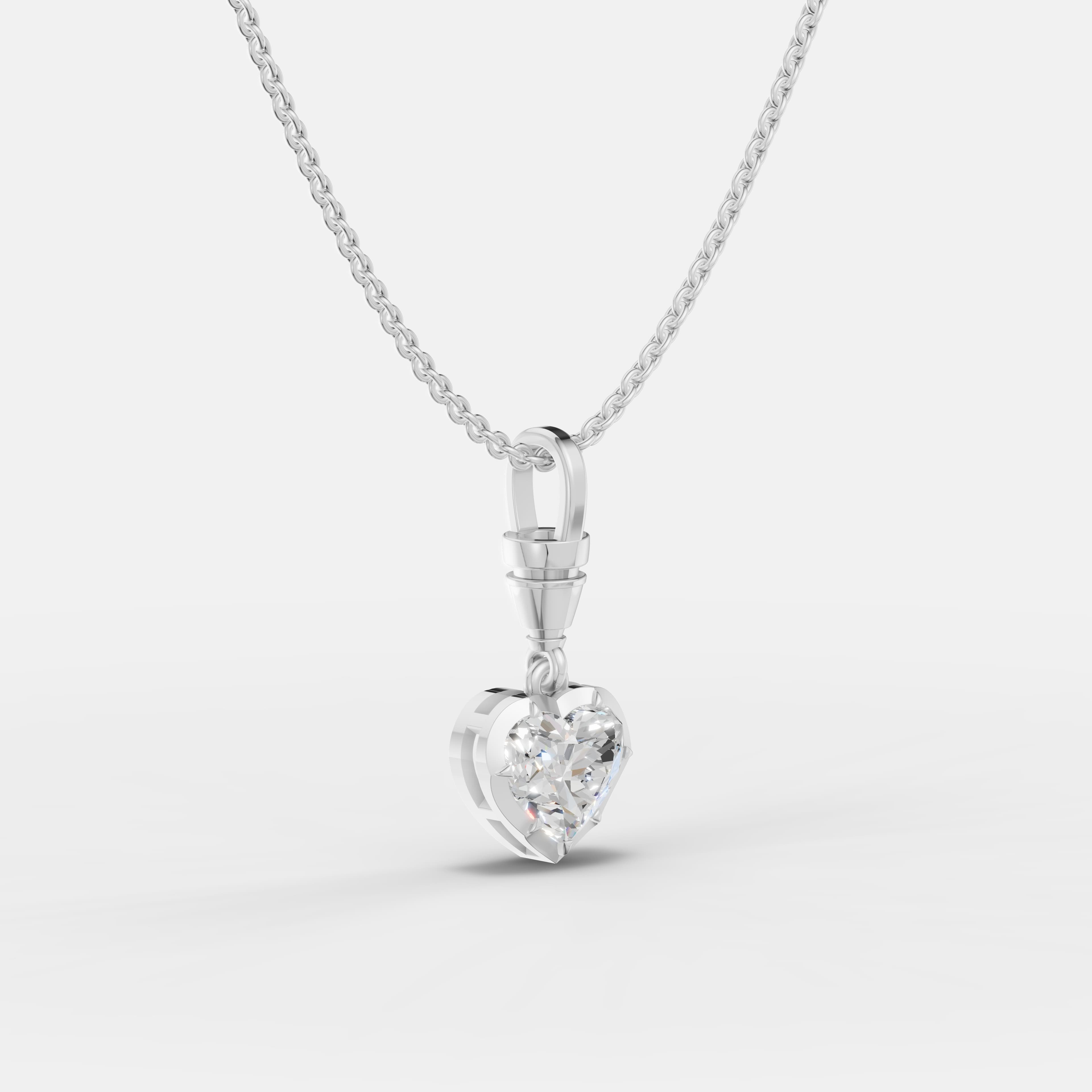 Classic Heart Pendant - 2