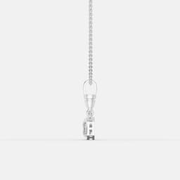 Classic Asscher Pendant - View 4