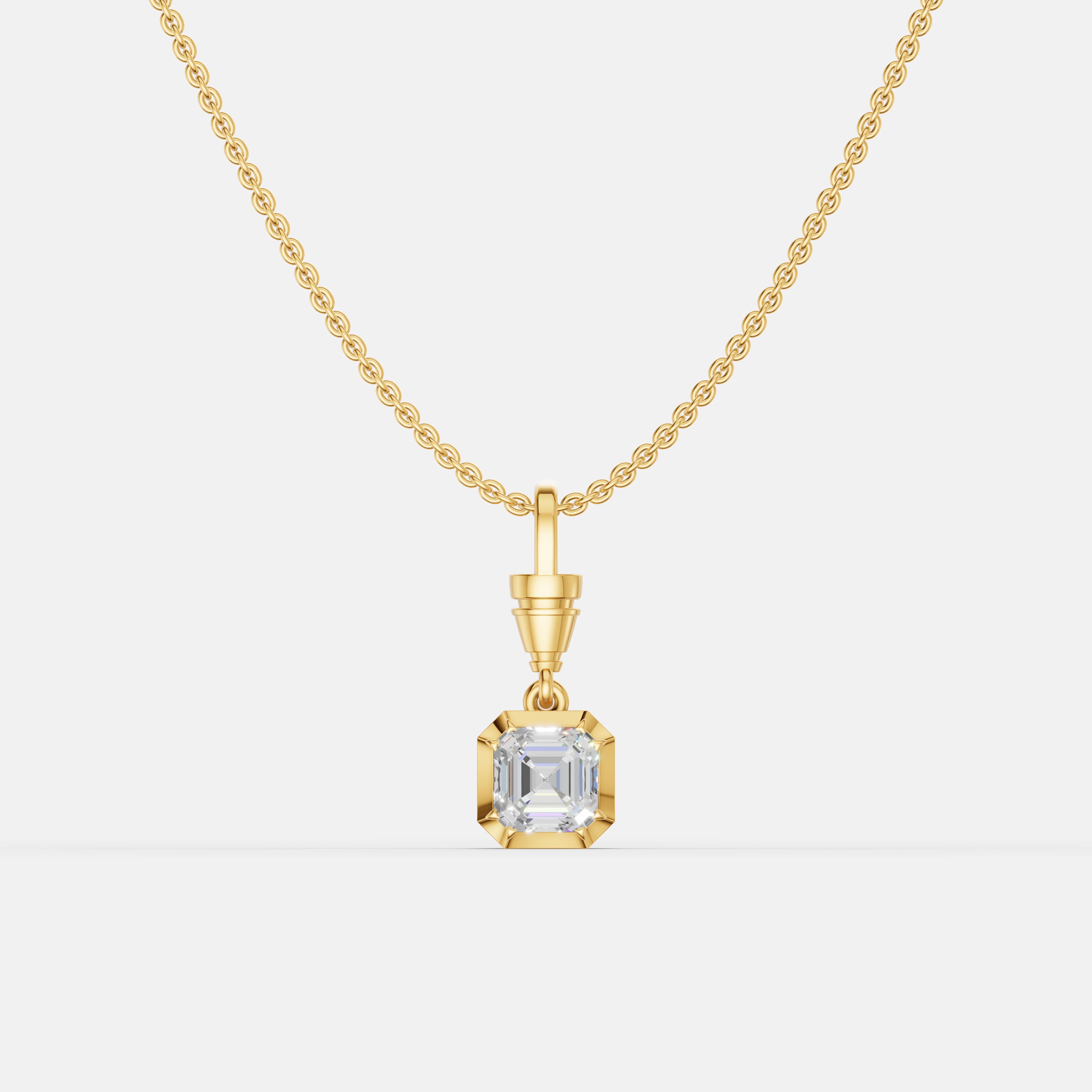 Classic Asscher Pendant