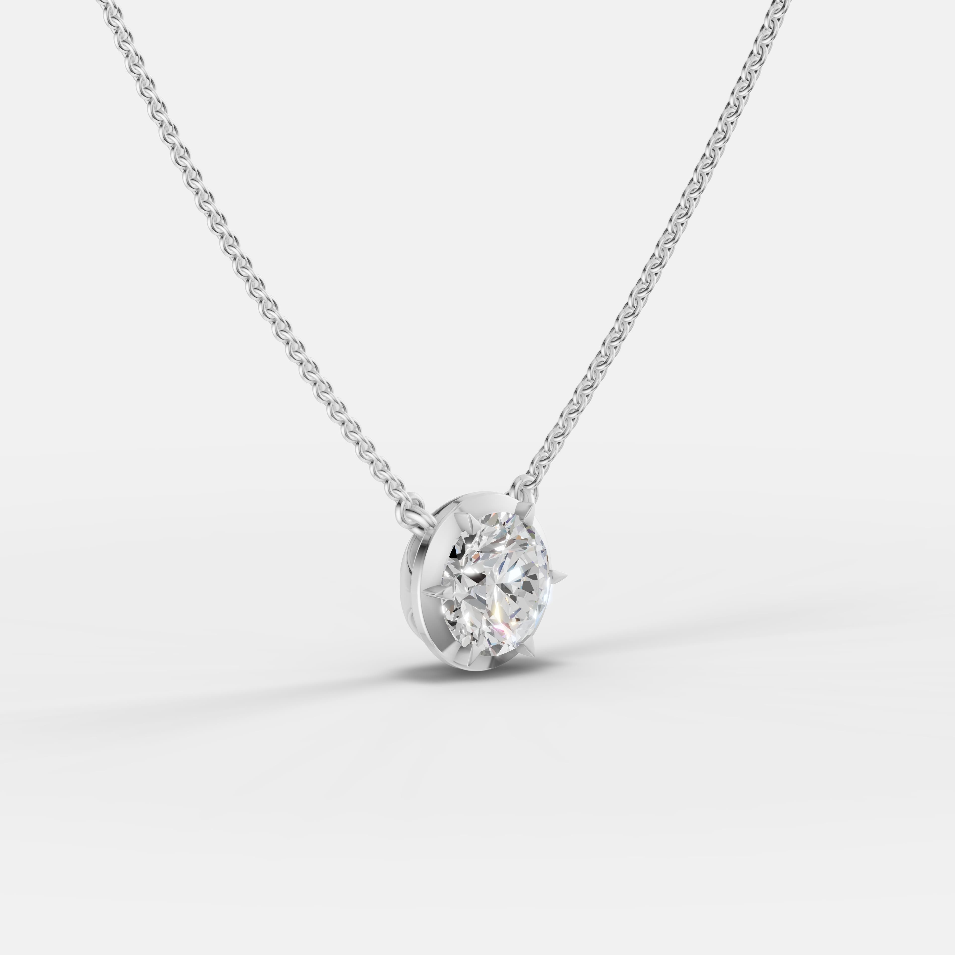 Solitaire Glow Diamond Pendant - 4