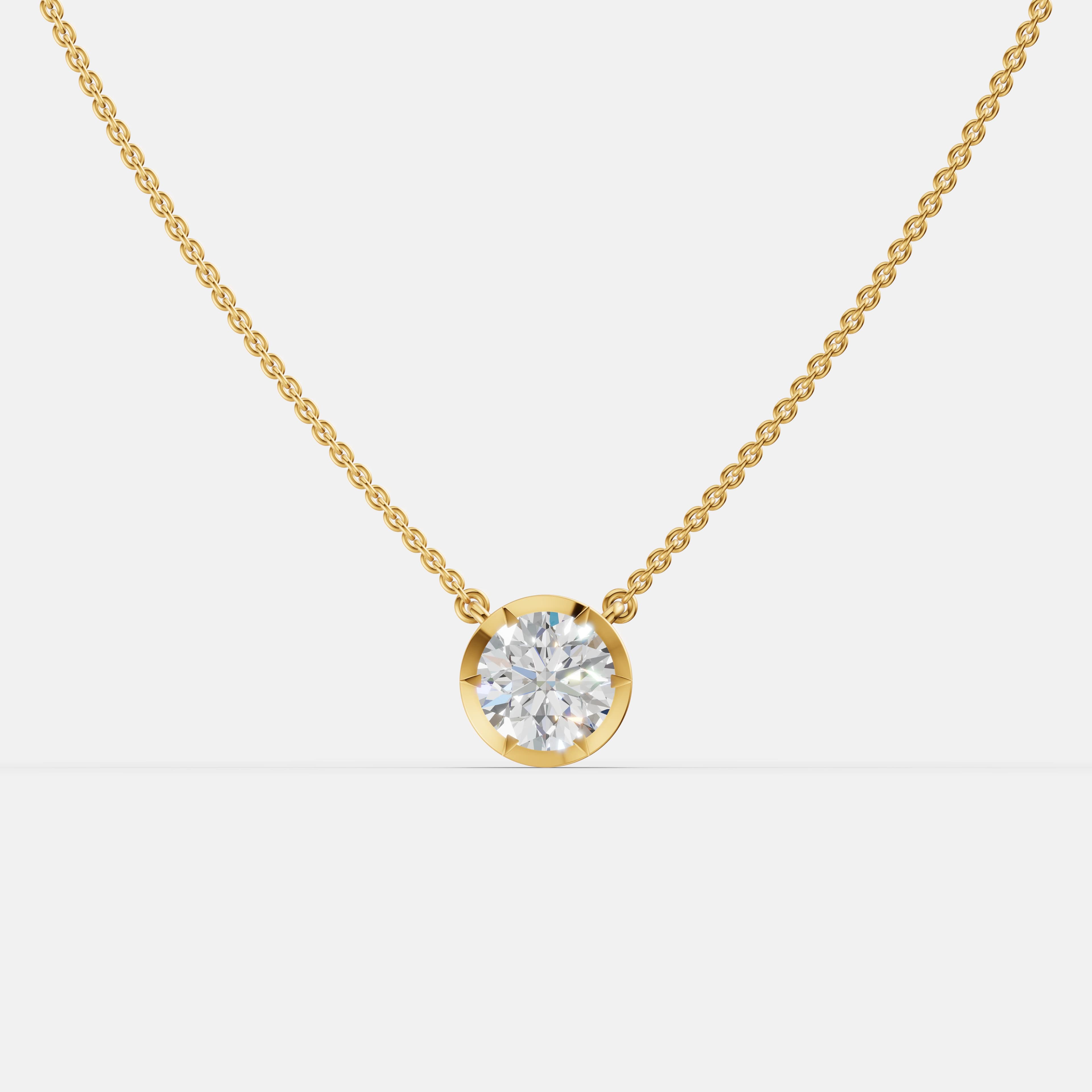 Solitaire Glow Diamond Pendant - 2