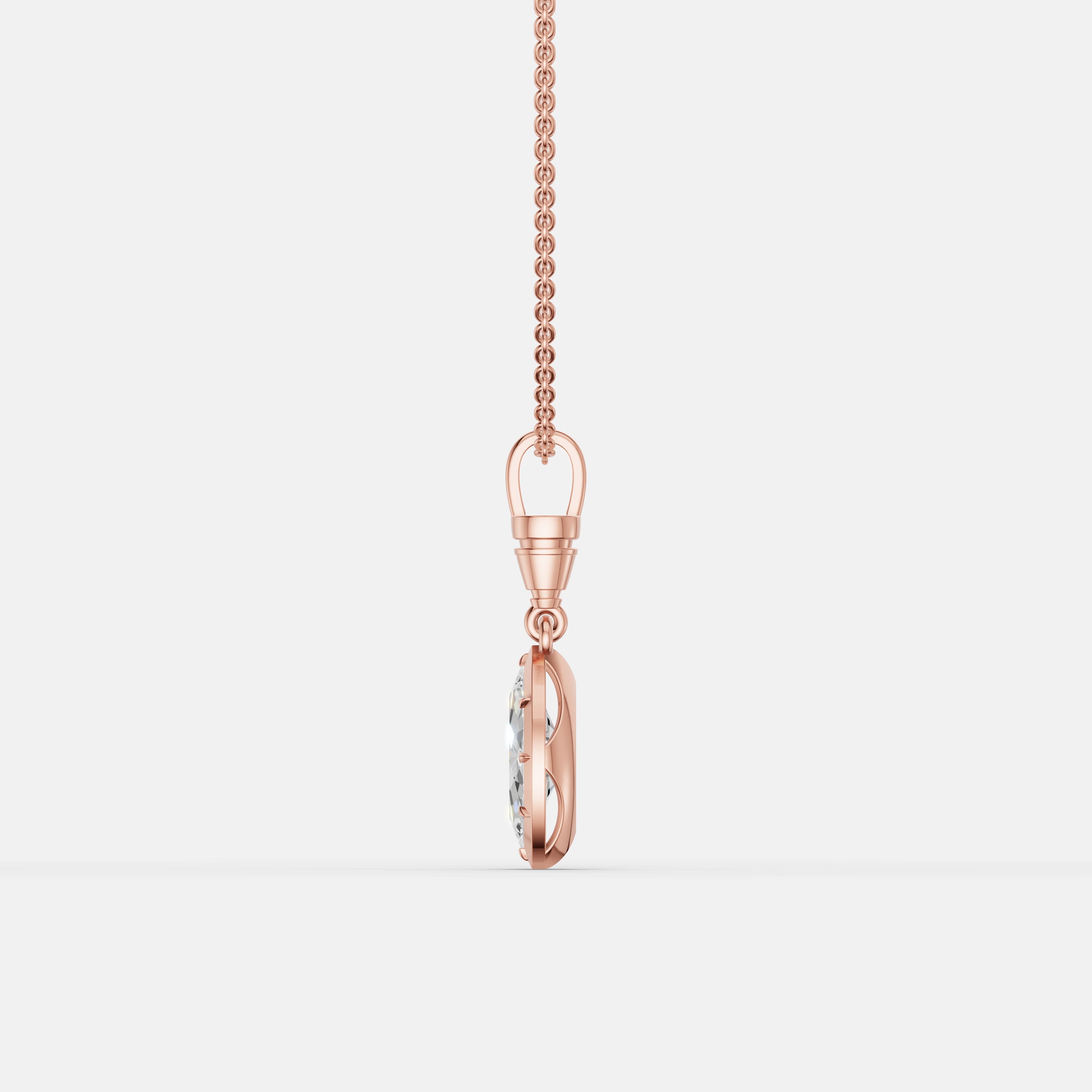 Classic Marquise Pendant - 4