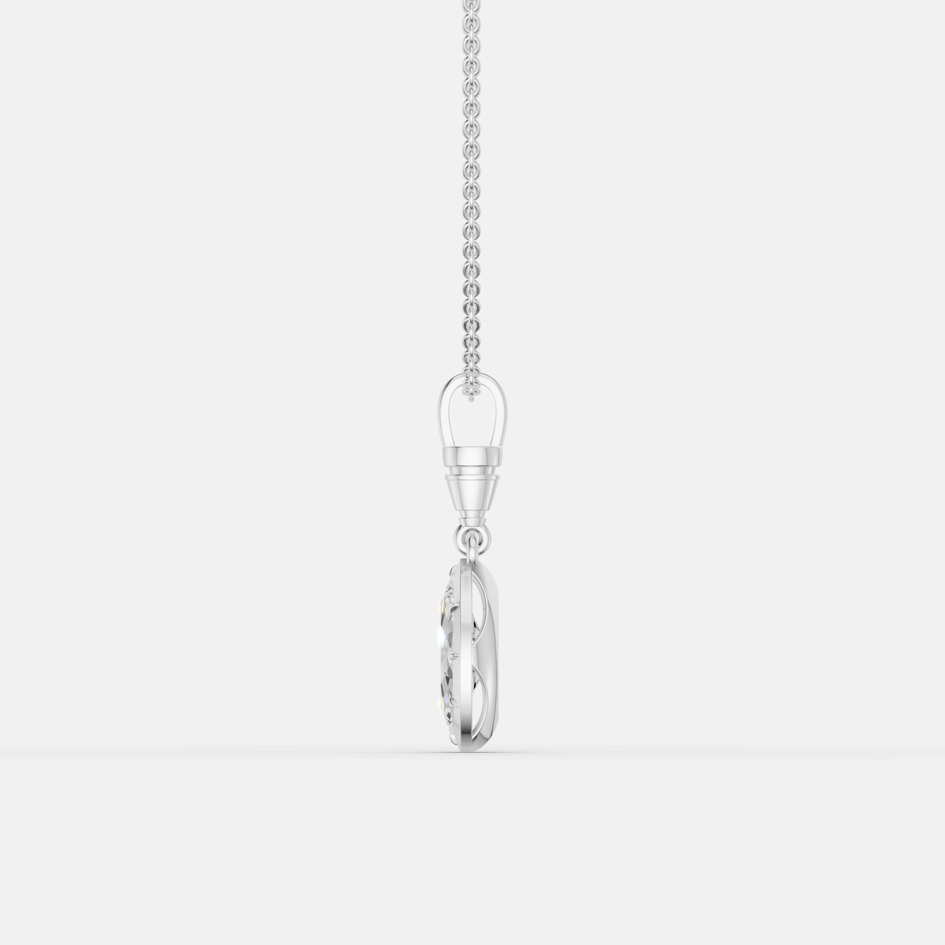 Classic Marquise Pendant - 4