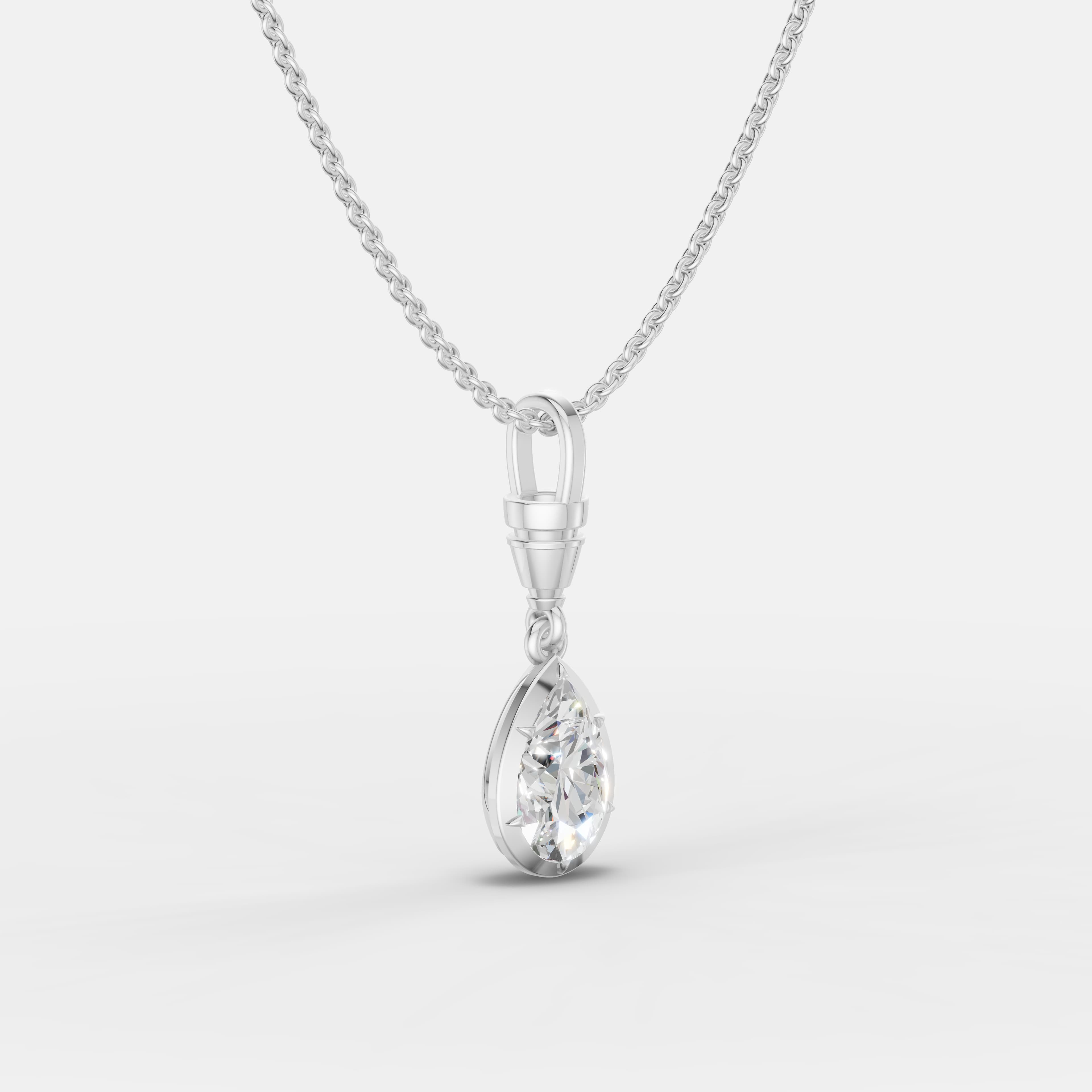  Classic Pear Pendant - 2