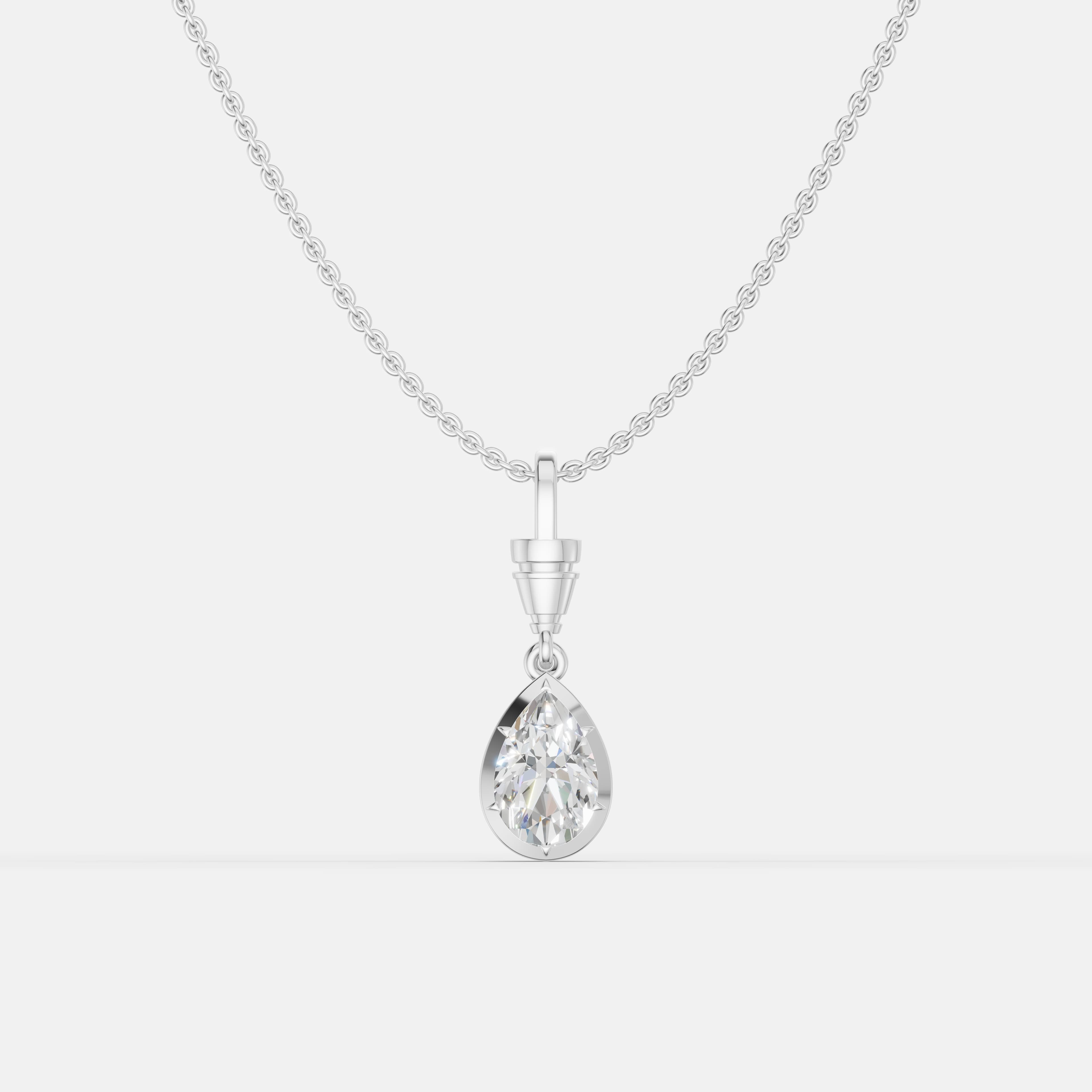  Classic Pear Pendant - 1