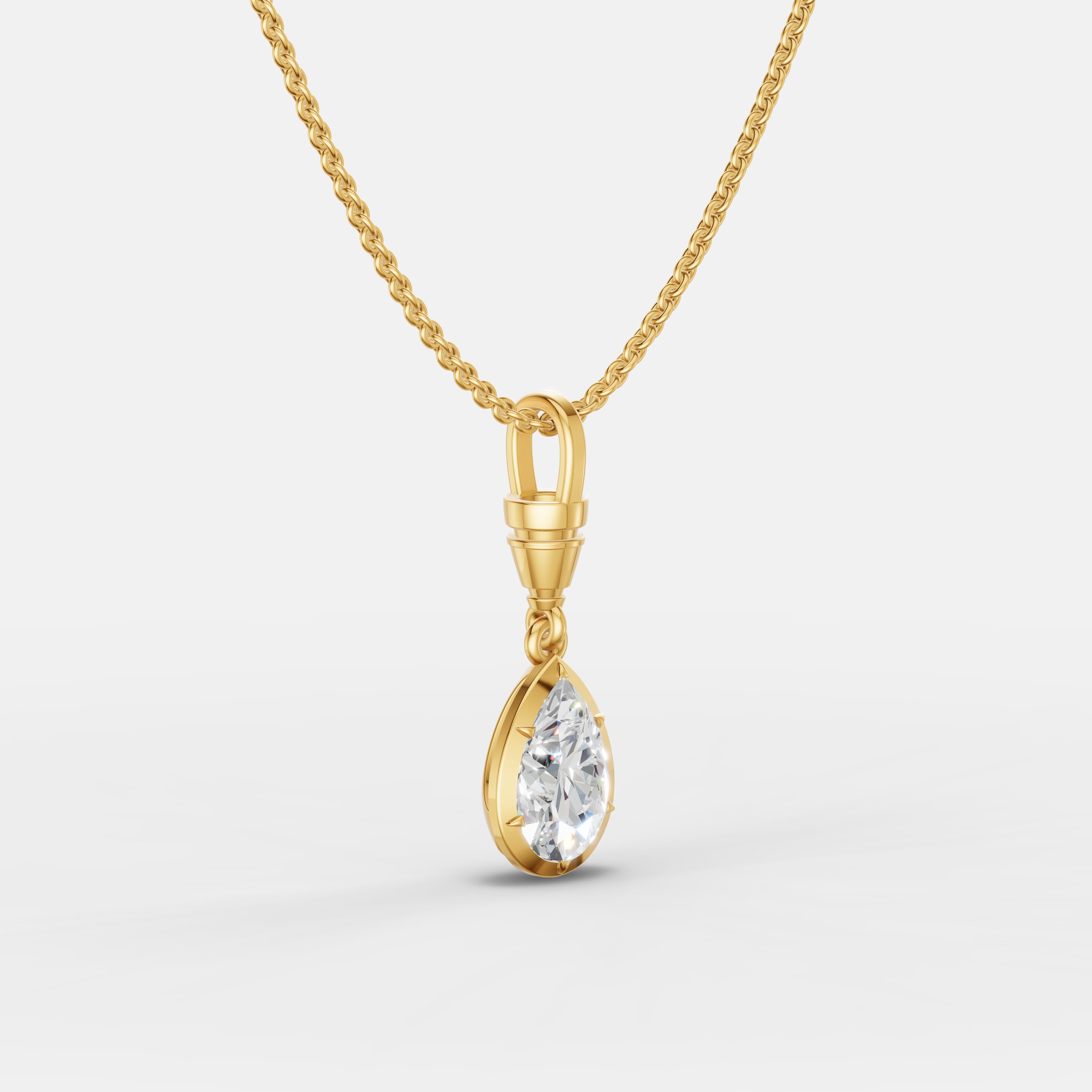  Classic Pear Pendant - 2