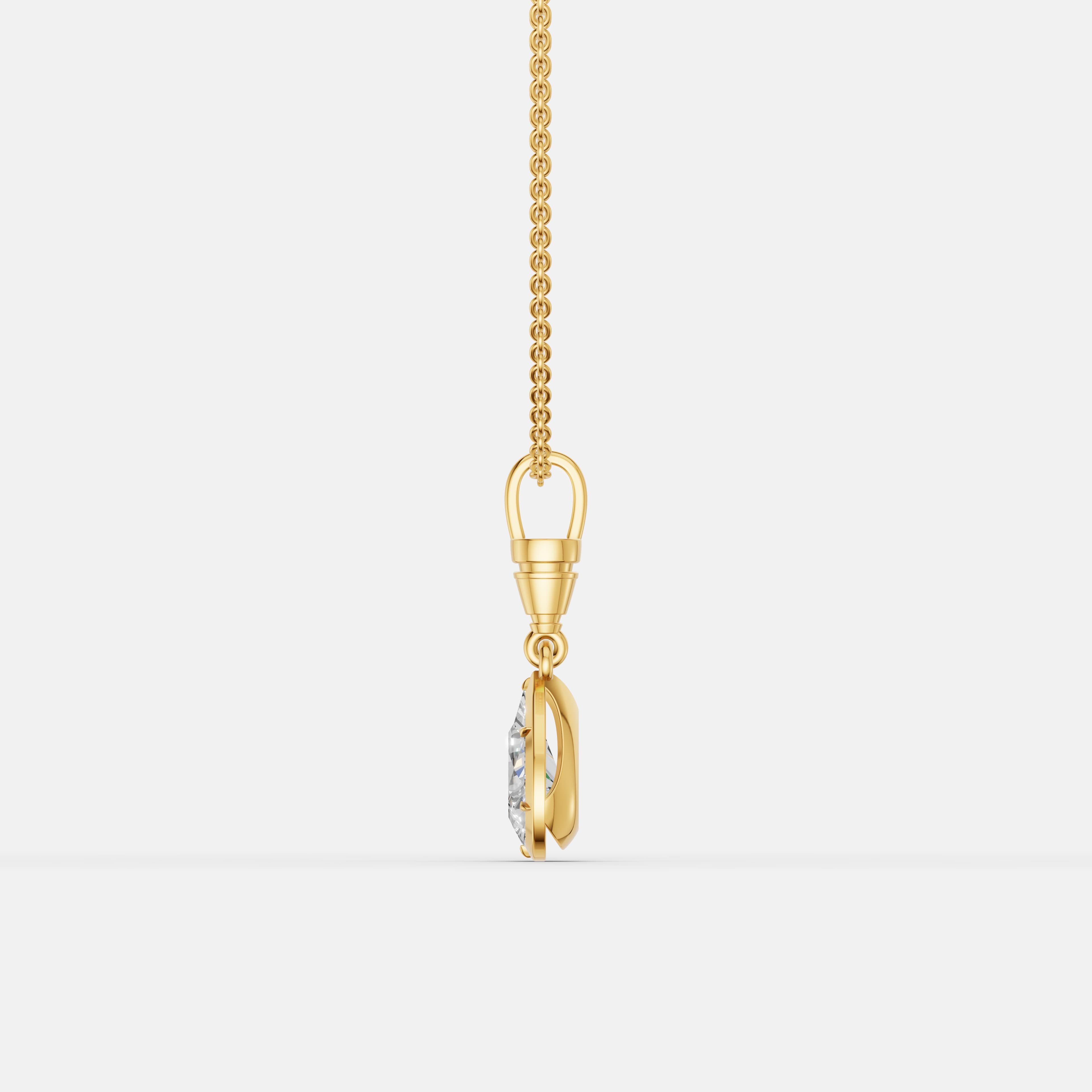  Classic Pear Pendant - 4