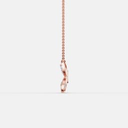 Fluttering Diamond Butterfly Pendant - View 4