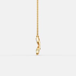 Fluttering Diamond Butterfly Pendant - View 4