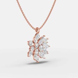 Starlight Blossom Diamond Pendant - View 2