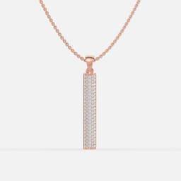 Diamond Line Bar Pendant - View 1
