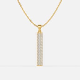 Diamond Line Bar Pendant - View 1