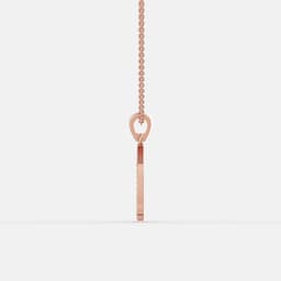Radiant Arc Diamond Pendant - View 2