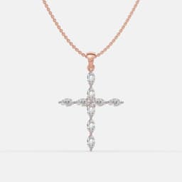 Diamond Cross Pendant - View 1