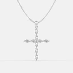 Diamond Cross Pendant - View 1