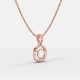 Infinity Circle Diamond Pendant - View 2