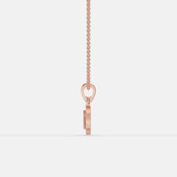 Infinity Circle Diamond Pendant - View 4