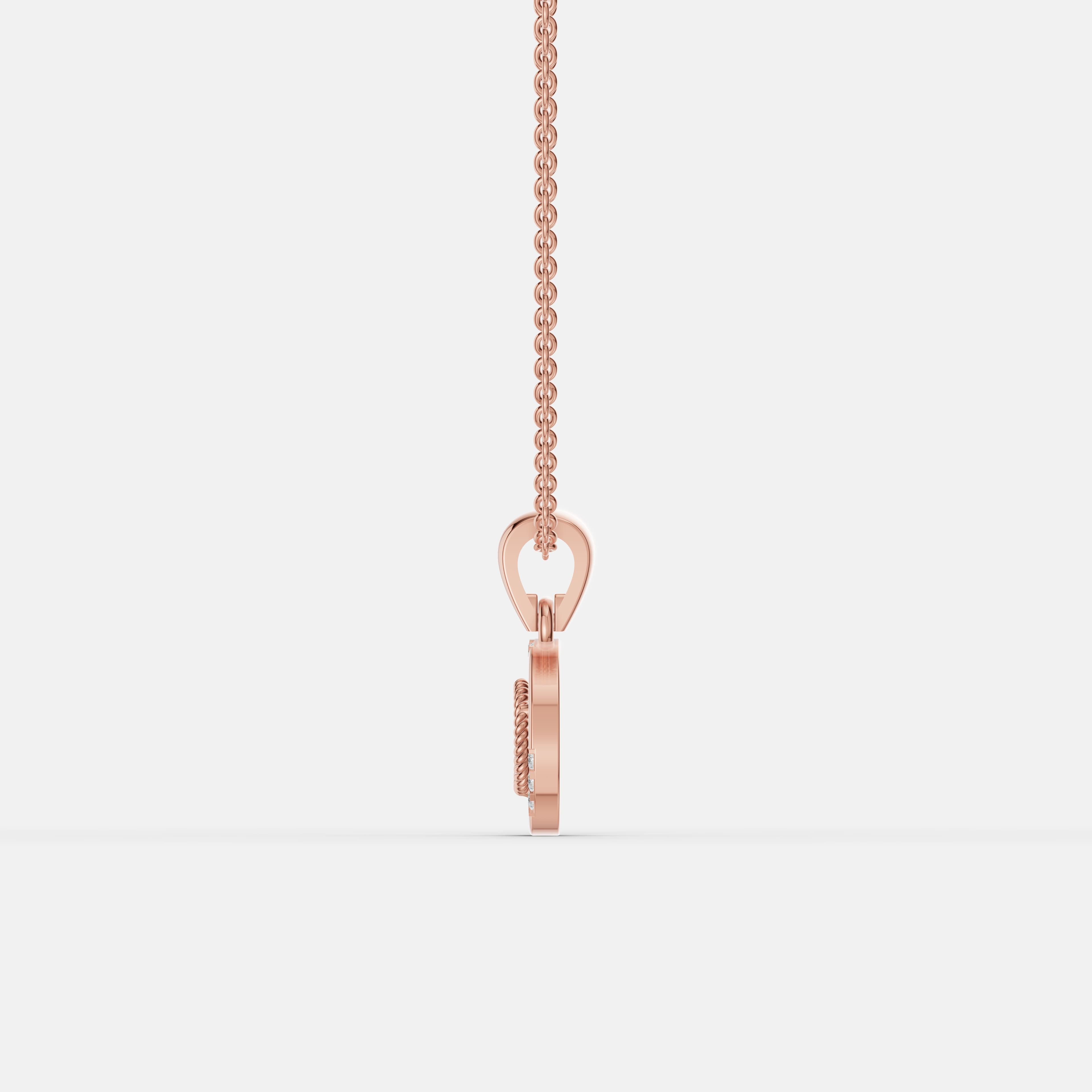 Infinity Circle Diamond Pendant - 4