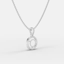 Infinity Circle Diamond Pendant - View 2