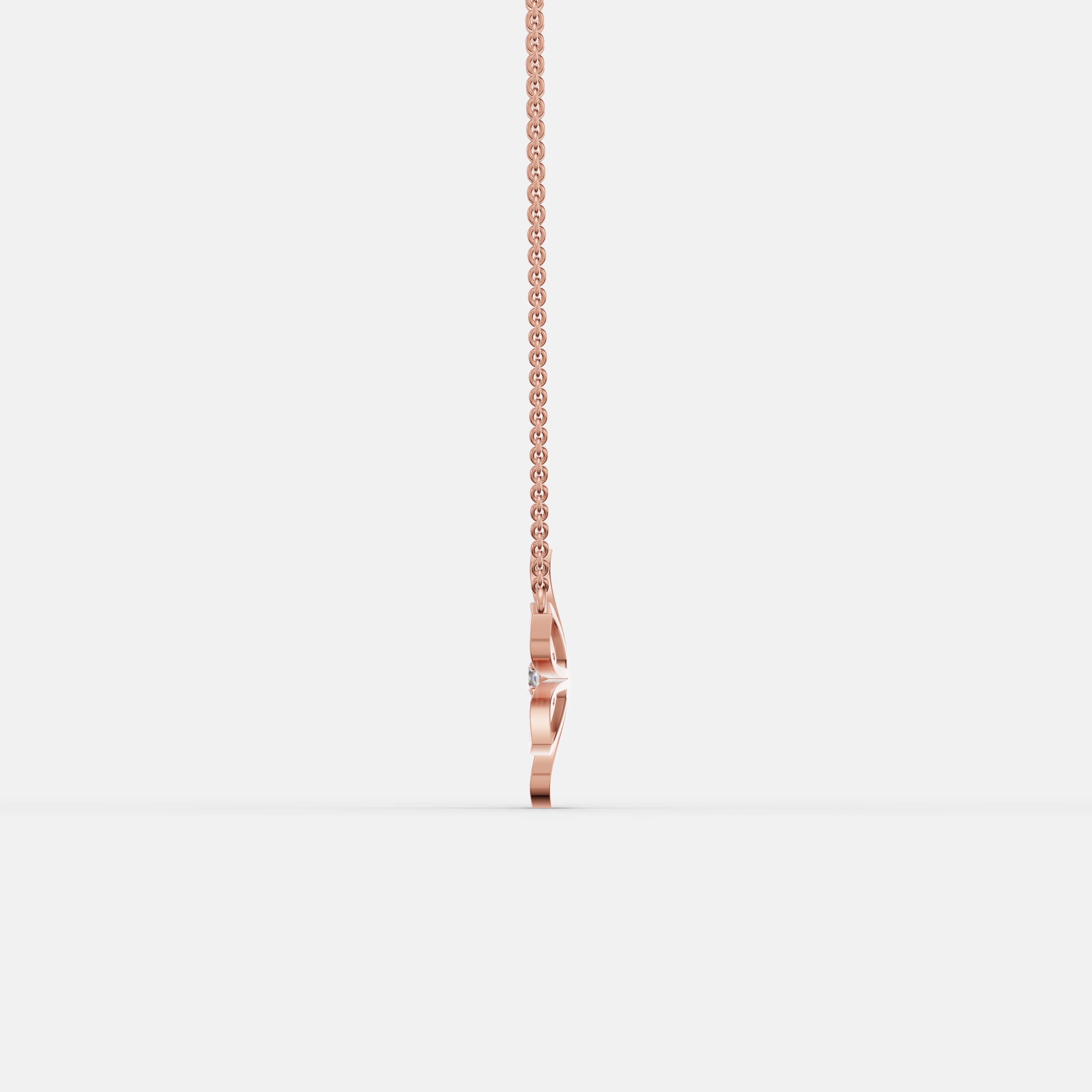 Sweet Flower Diamond Pendant - 4
