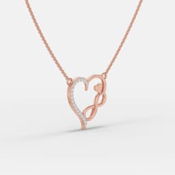 Forever Love Heart Diamond Pendant - View 2
