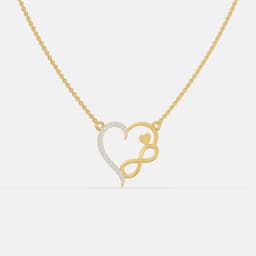 Forever Love Heart Diamond Pendant - View 1