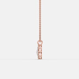 Ruby Flower Necklace - View 4